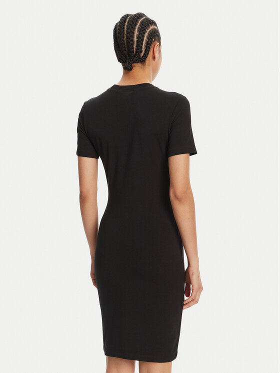 Versace Jeans Couture Versace Jeans Couture Kleid für den Alltag 78HAOS04 Schwarz Slim Fit