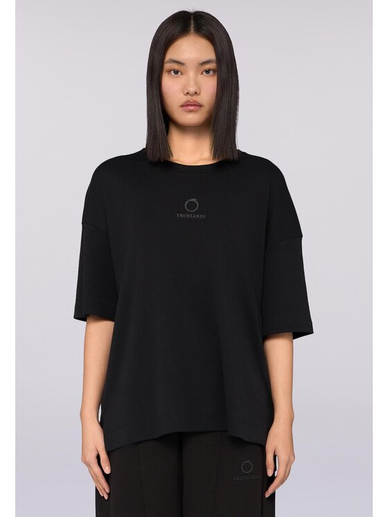 Trussardi Trussardi T-shirt G1106000184N033 Nero Over Fit