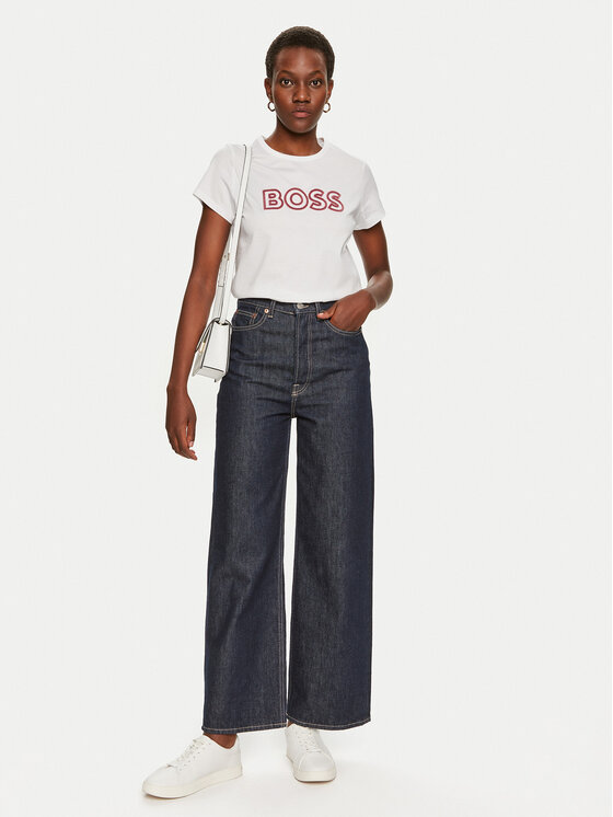 BOSS Boss T-krekls Eventsa 50522209 Balts Regular Fit