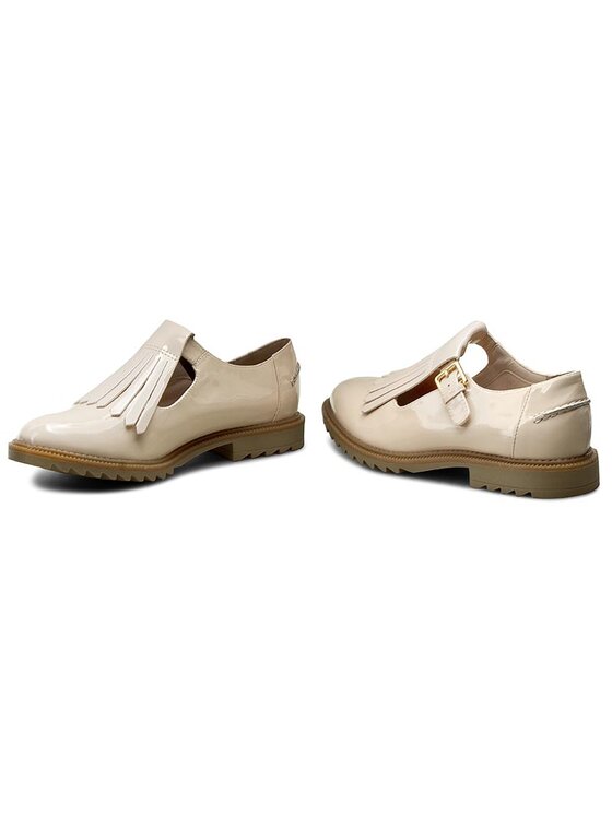 Clarks Clarks Oxford Schuhe Griffin Mia 261156444 Beige