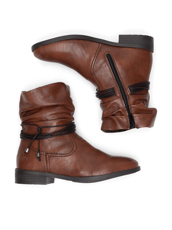Rieker Rieker Botki 73691-25 Brązowy