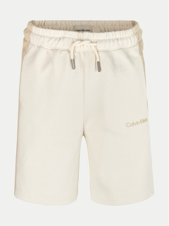 Calvin Klein Jeans Calvin Klein Jeans Pantaloncini sportivi Color Block IB0IB02433 Beige Relaxed Fit