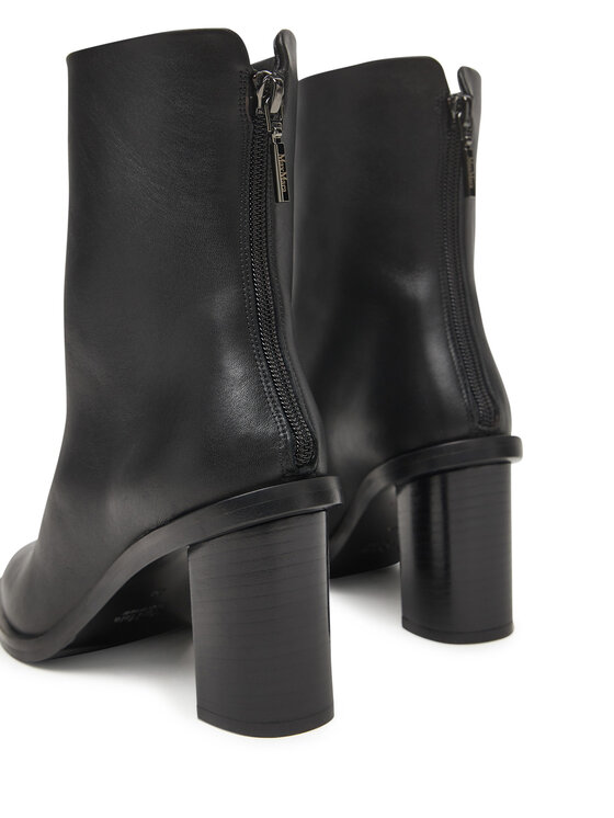 Max Mara Max Mara Botki Midiboot80 25247960726 Czarny