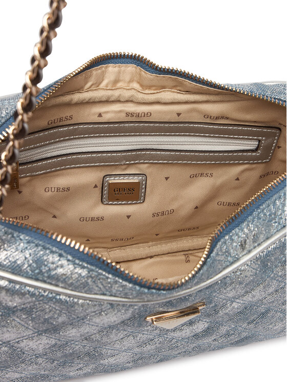 Guess Guess Дамска чанта Giully II HWDG96 73090 Син