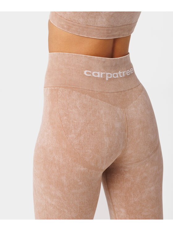 Carpatree Carpatree Legginsy Yasmine leggings Beżowy Fitted Fit