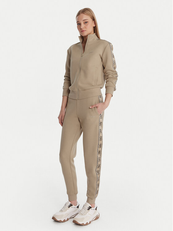 Guess Guess Majica dugih rukava V2YQ16 KB3P2 Bež Regular Fit