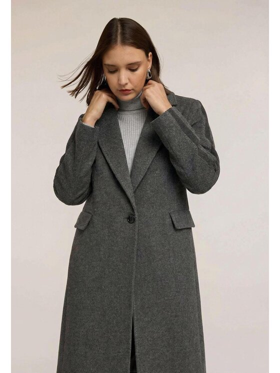 Motivi Motivi Cappotto invernale 0094Q000615N013 Grigio Regular Fit