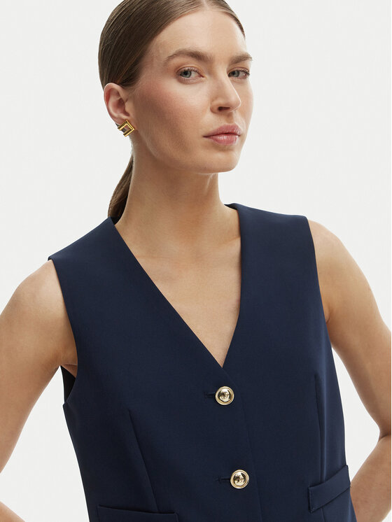 Rinascimento Rinascimento Uzvalka veste CFC0128644003 Tumši zils Regular Fit