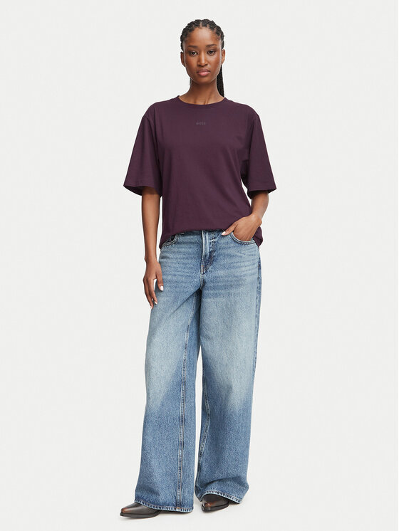 BOSS BOSS T-Shirt Enis 50523256 Violett Regular Fit
