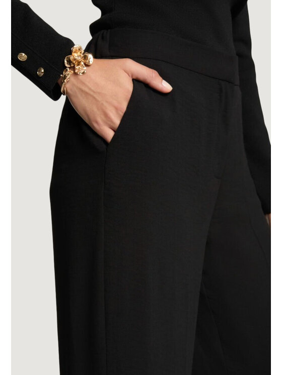 Morgan De Toi Morgan De Toi Pantaloni palazzo 251-PANOU.F Nero Egg Fit