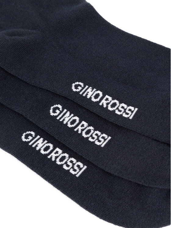 GINO ROSSI Gino Rossi Pikad sokid 3MB-002-AW24 (3-pack) Tumesinine