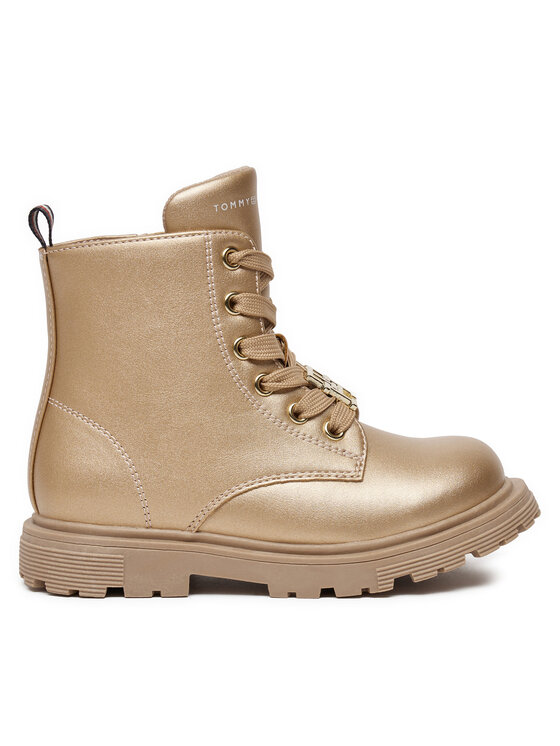 Tommy Hilfiger Členková obuv T1A5-33562-0376 M Zlatá