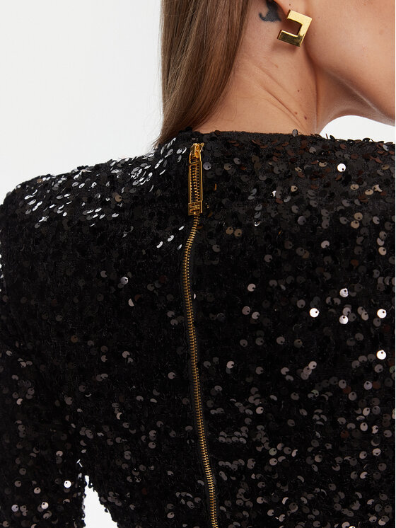 Elisabetta Franchi Elisabetta Franchi Halenka TO-046-57E2-V370 Černá Slim Fit