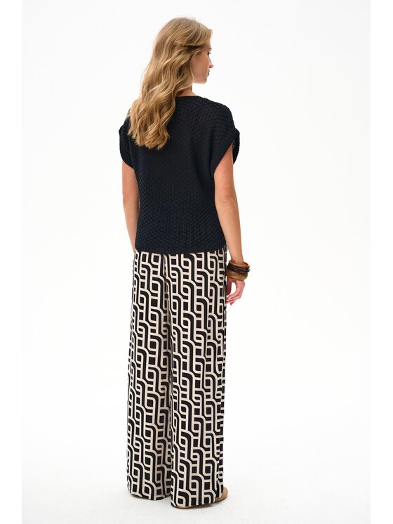 blue shadow blue shadow Bluzka Lusi Czarny Regular Fit