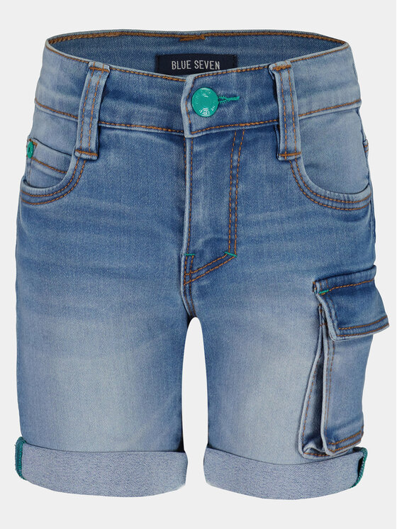 Blue Seven Blue Seven Džínové šortky 840078 X Modrá Regular Fit