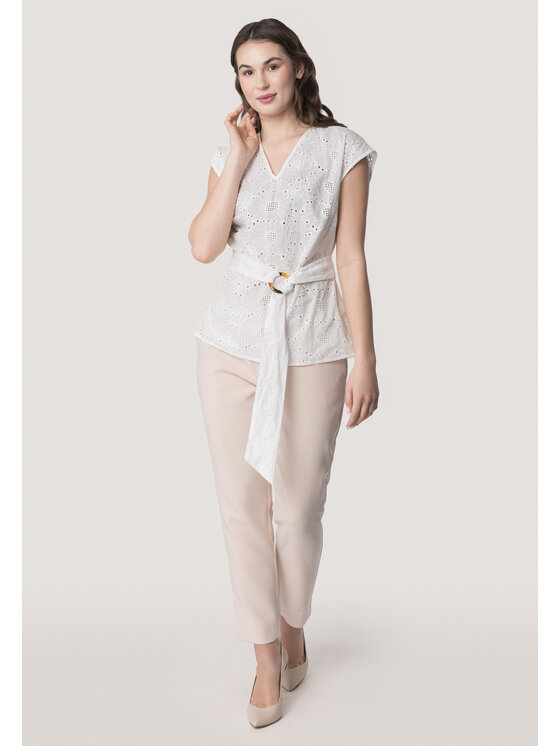 QUIOSQUE QUIOSQUE Halenka 2UC001 Bílá Regular Fit