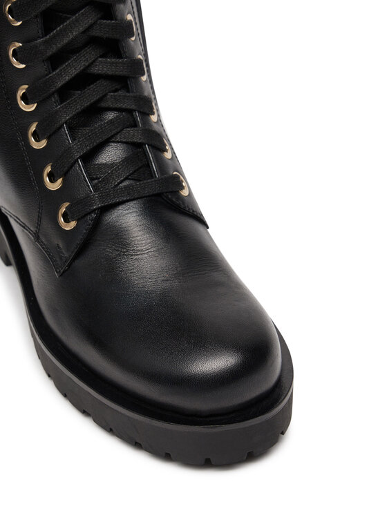 TWINSET TWINSET Schnürstiefeletten 242TCP084 Schwarz