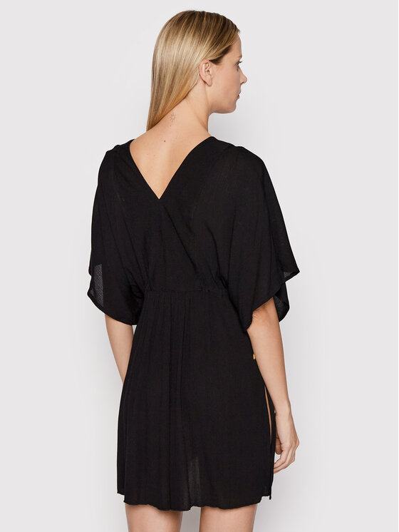 LAUREN RALPH LAUREN Lauren Ralph Lauren Plážové šaty 20151080 Čierna Relaxed Fit