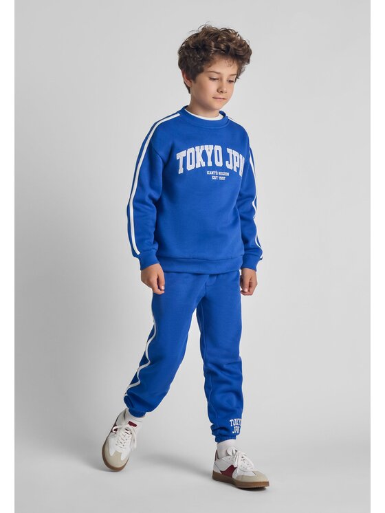 minoti minoti Komplet dresowy 27fleece81 Niebieski Regular Fit