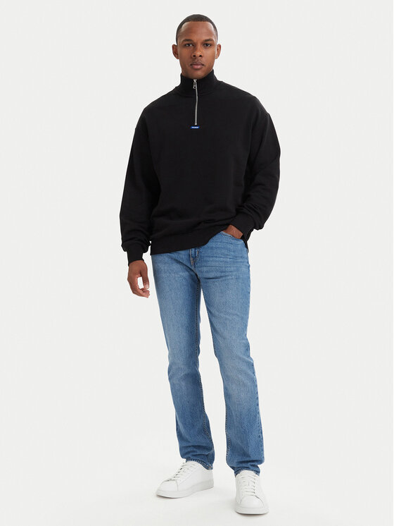 HUGO HUGO Mikina Neeler 50522367 Čierna Regular Fit