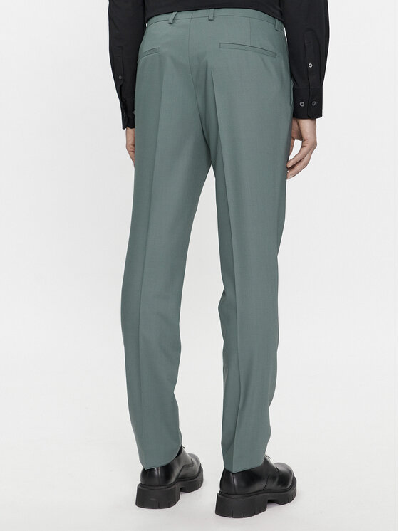 HUGO Hugo Obleka Arti/Hesten232X 50500247 Zelena Extra Slim Fit
