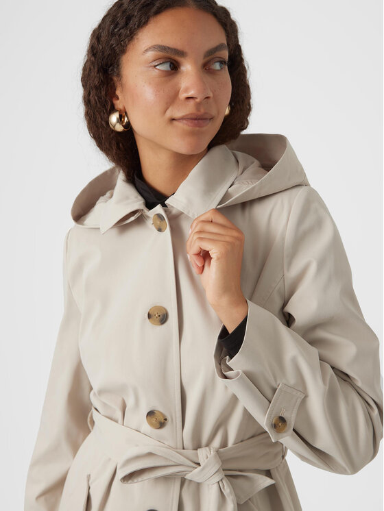 Vero Moda Vero Moda Demisezoninis paltas Chelsea 10300845 Smėlio Regular Fit