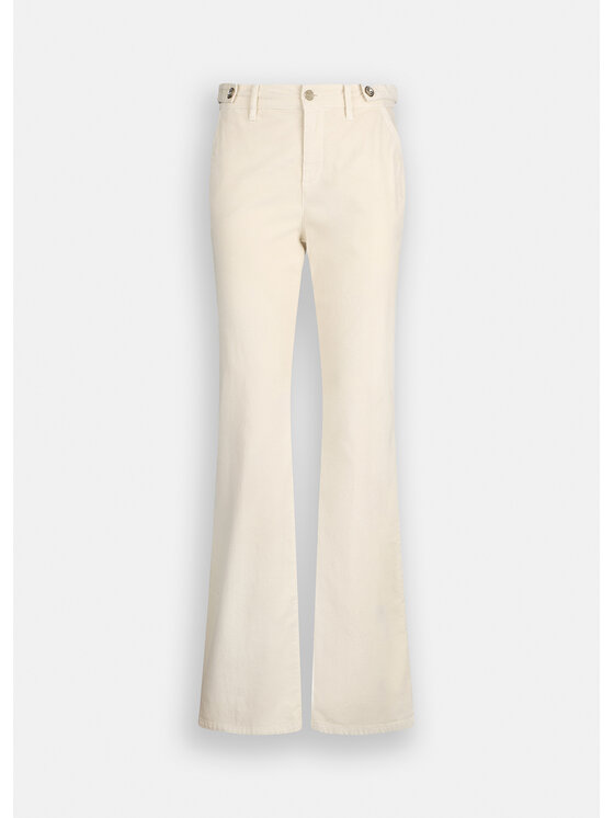Liu Jo Liu Jo Spodnie materiałowe MF5308T459020304 Beżowy Slim Fit