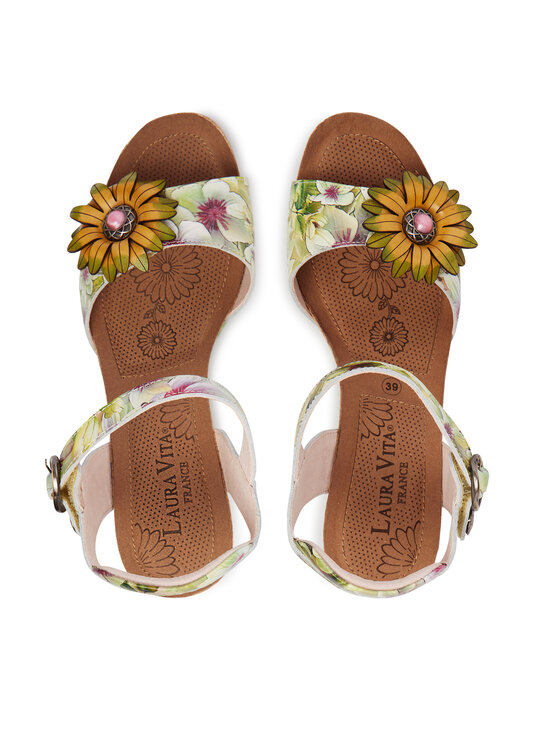 Laura Vita Laura Vita Босоніжки Facyo 75 Зелений