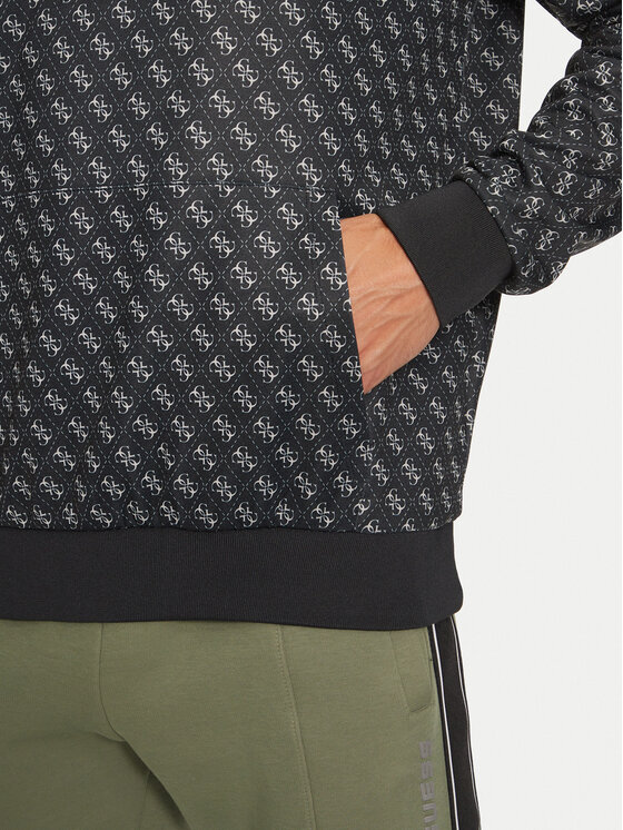 Guess Guess Світшот New Korbin Z4BQ30 FL04Q Чорний Regular Fit