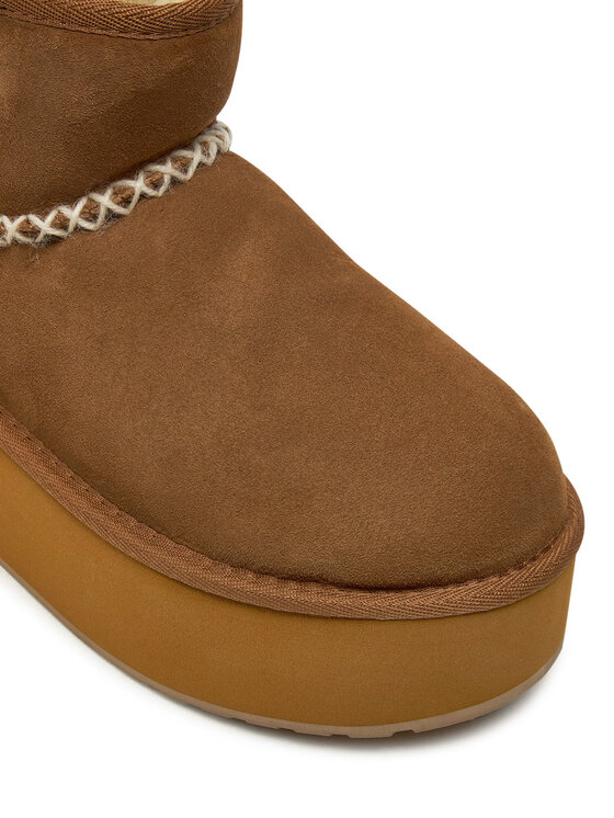 EMU Australia Cizme de zăpadă Stinger Knit Flatform W13143 Bej