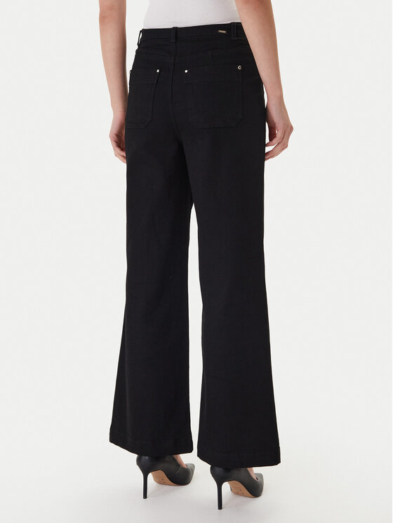Morgan Morgan Jeansy 261-PSOFT1 Černá Wide Leg