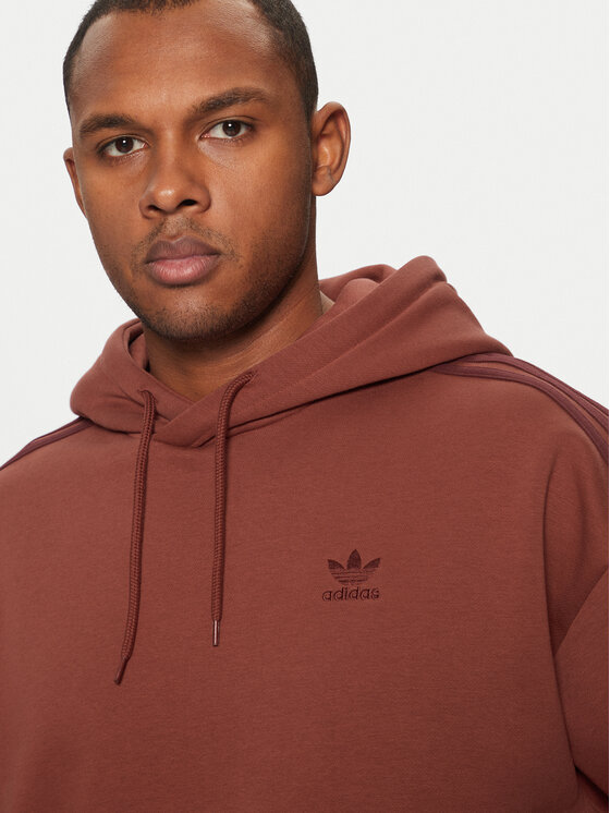 adidas adidas Mikina adicolor JP1072 Červená Loose Fit