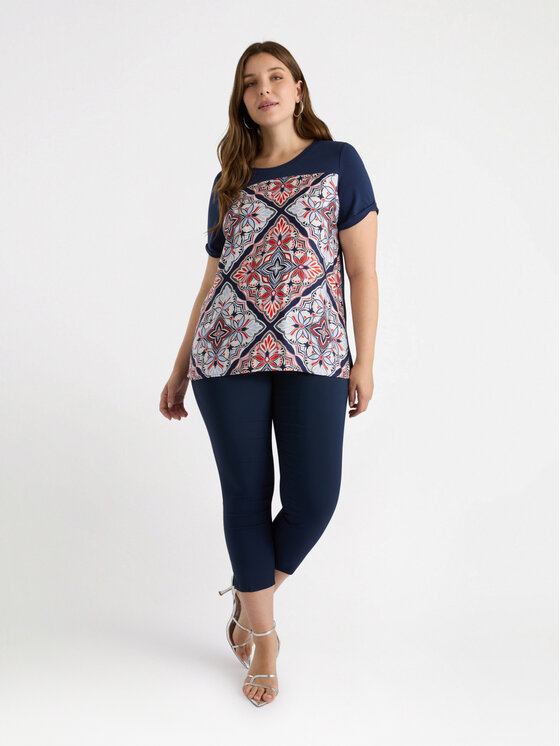 Fiorella Rubino Fiorella Rubino Pantaloni di tessuto P144L102147N034 Blu Regular Fit