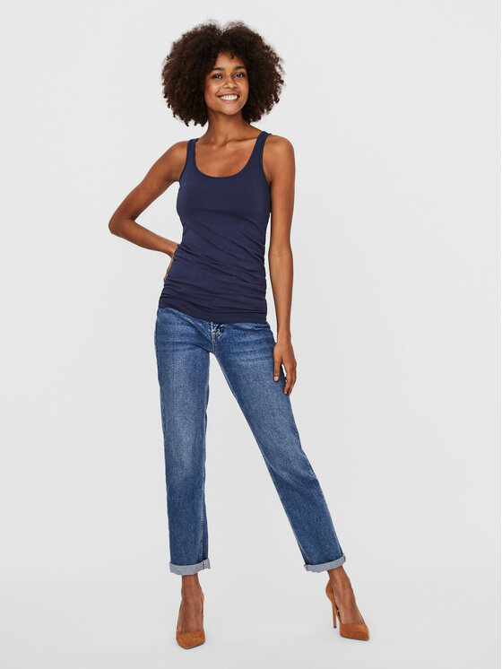 Vero Moda Vero Moda Top Maxi 10185110 Tumesinine Regular Fit