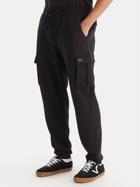 Quiksilver Quiksilver Spodnji del trenirke EQYFB03401 Črna Regular Fit