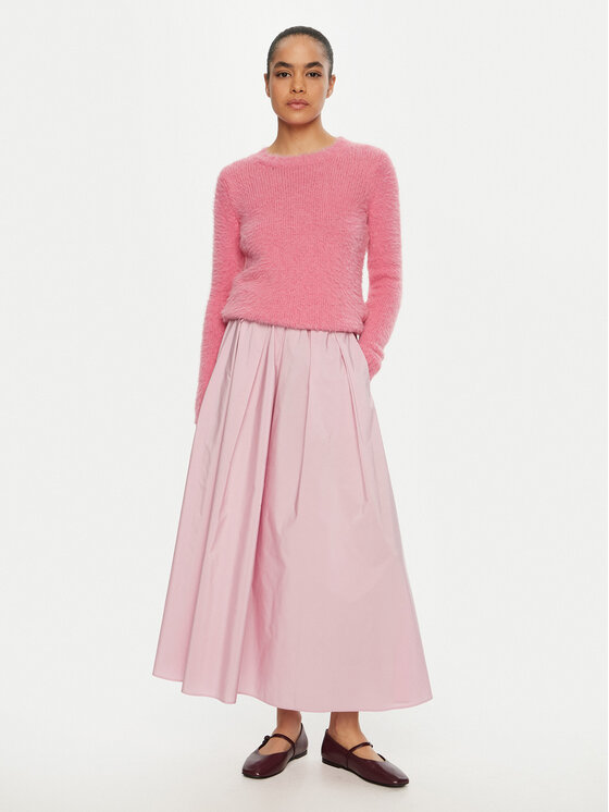 Weekend Max Mara Weekend Max Mara Trapez suknja Curvato 2515101011 Ružičasta Regular Fit