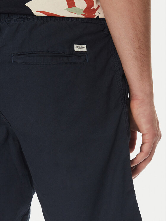 Jack & Jones Jack & Jones Szorty materiałowe Jaiden 12274968 Granatowy Relaxed Fit