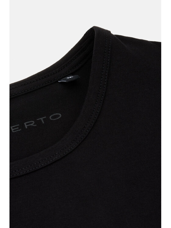 Lancerto Lancerto T-Shirt Zane TS073123000054 Czarny Regular Fit