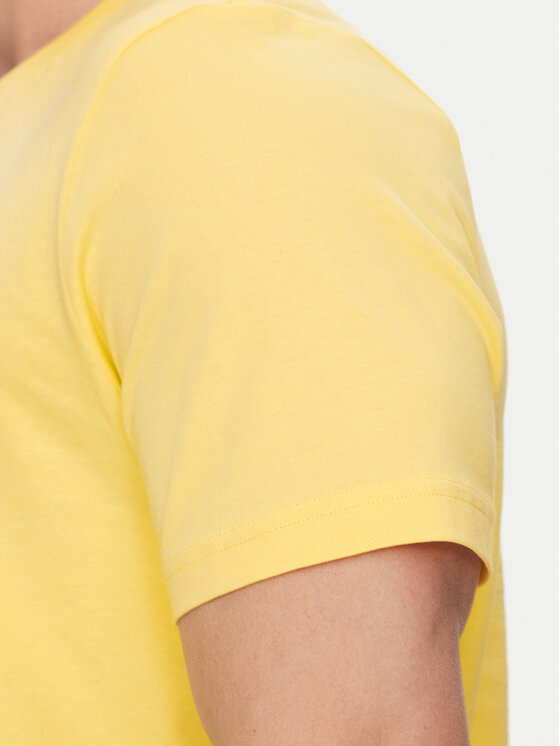 Tommy Hilfiger Tommy Hilfiger T-shirt Center Stack MW0MW38621 Žuta Regular Fit
