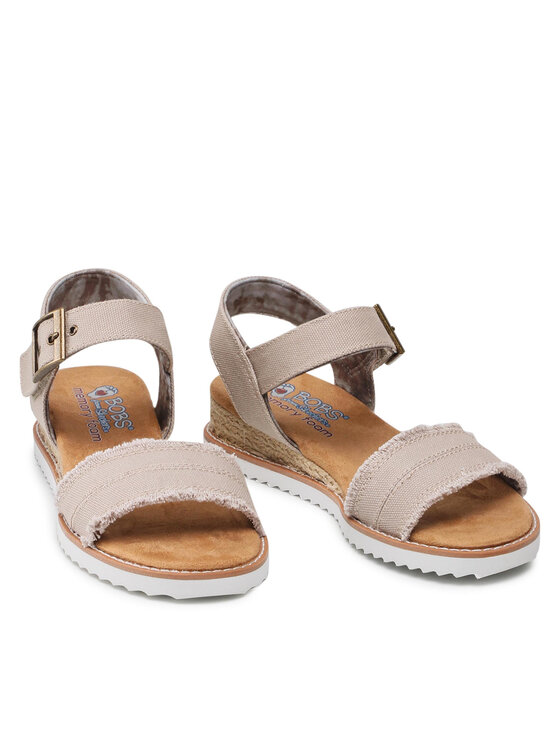 Skechers Skechers Espadryle BOBS Desert Kiss 113541/TPE Beżowy