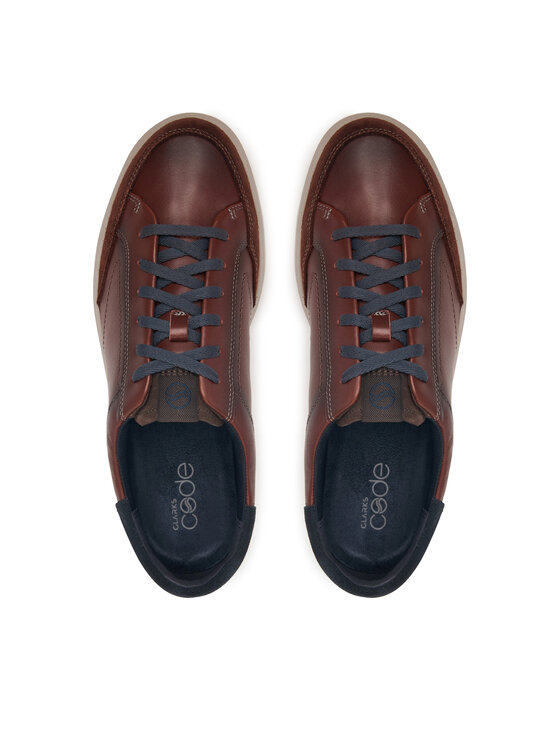 Clarks Clarks Sneakers Code C Tie 26328042 Maro închis