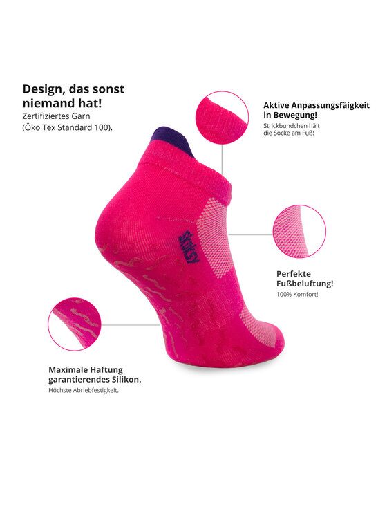 Zooksy Zooksy Skarpety stopki unisex Skoksy Kolorowy