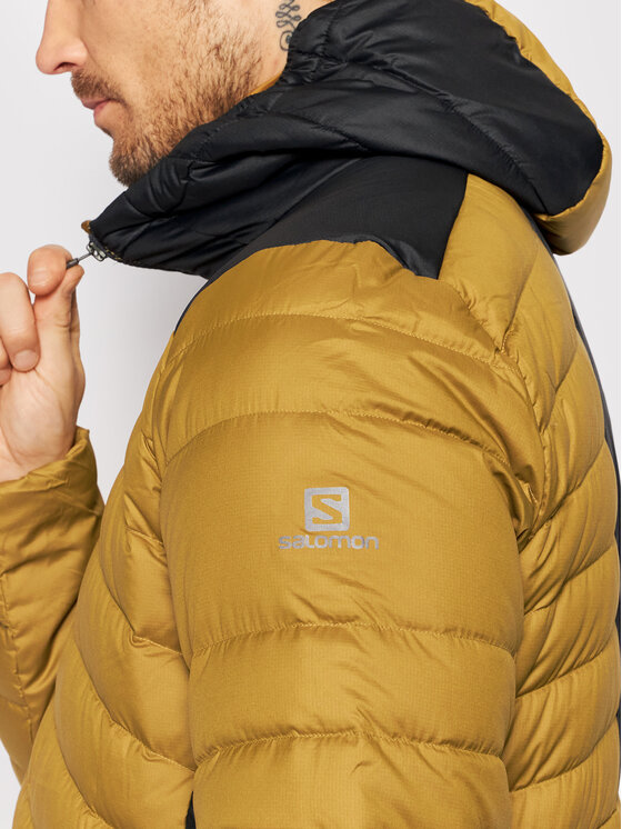 Salomon Salomon Пухено яке Essential Xwarm LC1611500 Жълт Regular Fit