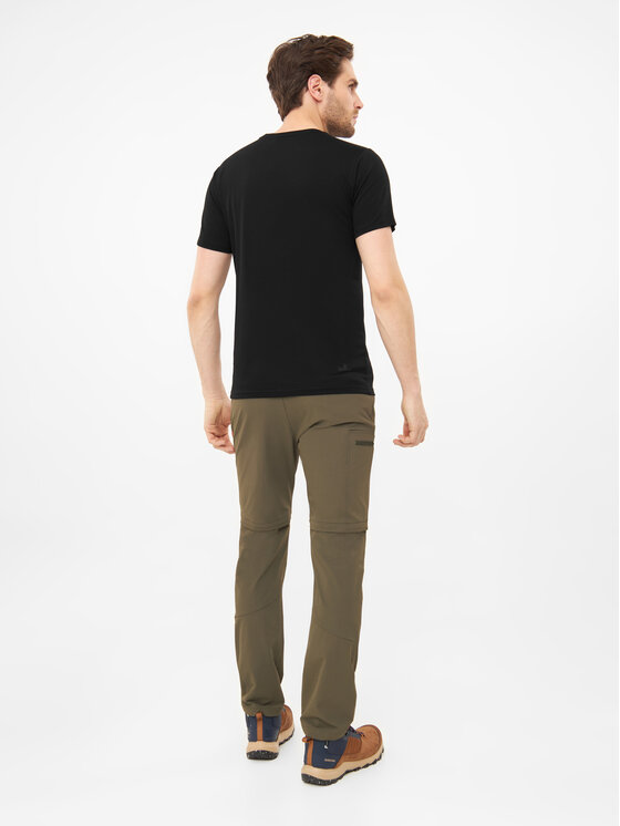 Viking Viking T-Shirt Lenta Bamboo Light Man Czarny Regular Fit