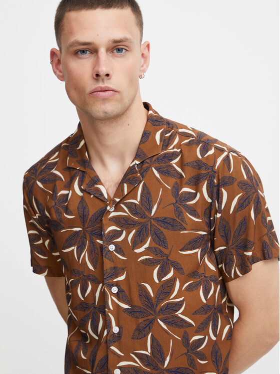 Blend Blend Риза 20716382 Кафяв Regular Fit