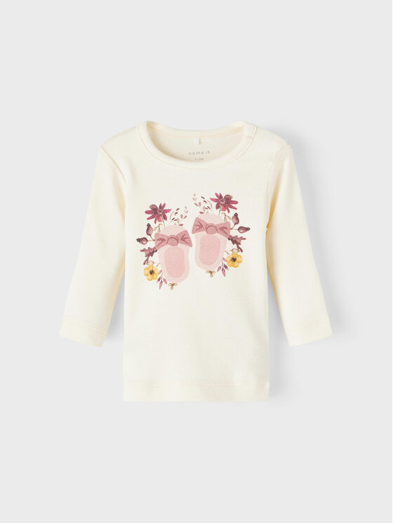 NAME IT NAME IT Bluse 13219542 Écru Regular Fit