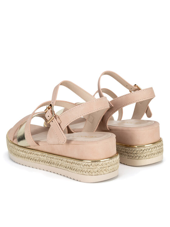 JENNY JENNY Espadryle LB-P1092-YLD Różowy