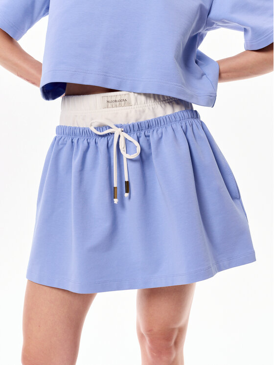 MANDRAGORA MANDRAGORA Minigonna Goia Blu A-Line Fit