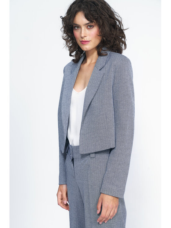 NIFE NIFE Marynarka Z67 Granatowy Regular Fit