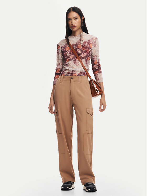 Desigual Desigual Блузка Tottori 24WWBW03 Рожевий Regular Fit
